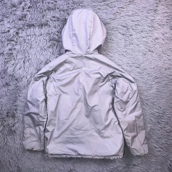 The North Face Reversible Pettit Jacket Girl's 6T Pink‎ Heatseeker Eco Hooded